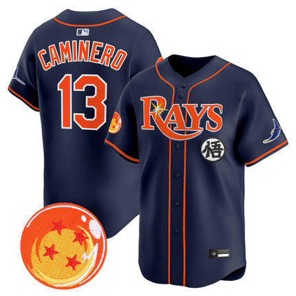Men's Tampa Bay Rays x Dragon Ball Vapor Premier Limited Jersey - All Stitched
