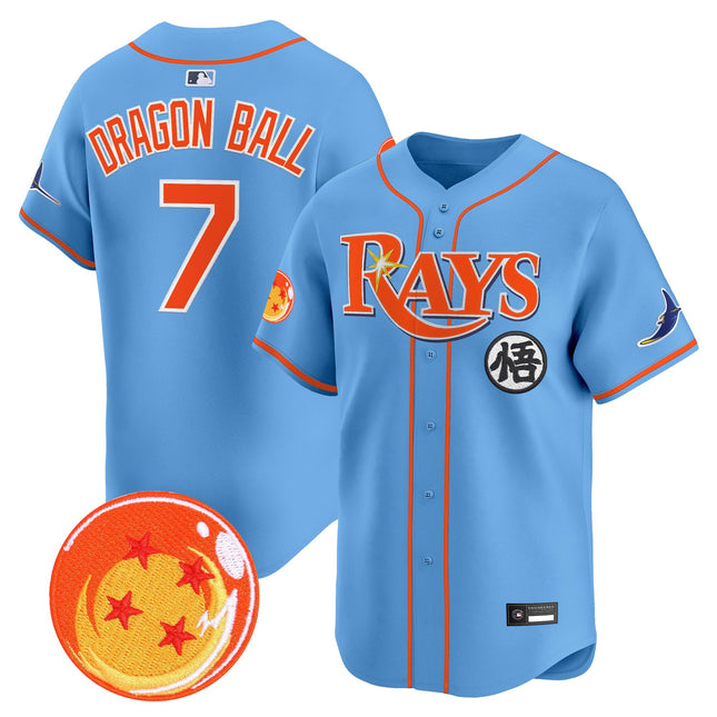 Men's Tampa Bay Rays x Dragon Ball Vapor Premier Limited Jersey - All Stitched