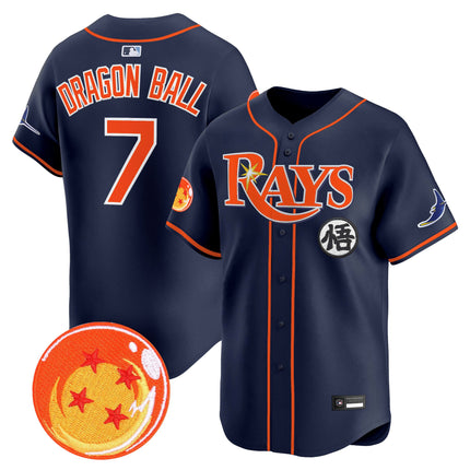 Men's Tampa Bay Rays x Dragon Ball Vapor Premier Limited Jersey - All Stitched