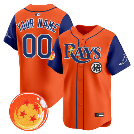 Tampa Bay Rays x Dragon Ball Vapor Premier Limited Custom Jersey - All Stitched