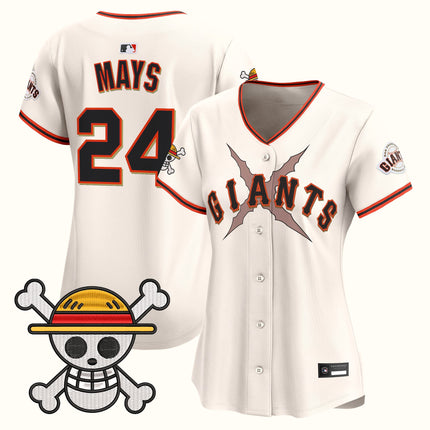 Women's San Francisco Giants x One Piece Vapor Premier Limited Jersey - Stitched