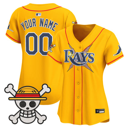 Tampa Bay Rays x One Piece Vapor Premier Limited Custom Jersey - Stitched