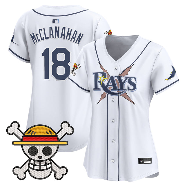 Women's Tampa Bay Rays x One Piece Vapor Premier Limited Jersey - Stitched