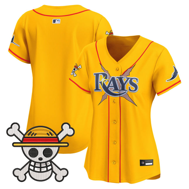 Women's Tampa Bay Rays x One Piece Vapor Premier Limited Jersey - Stitched