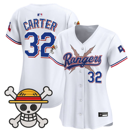 Women's Texas Rangers x One Piece Vapor Premier Limited Jersey - Stitched