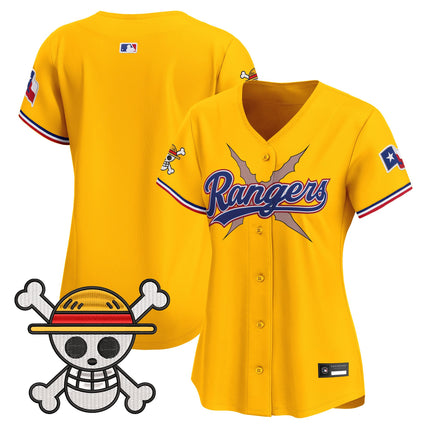 Women's Texas Rangers x One Piece Vapor Premier Limited Jersey - Stitched
