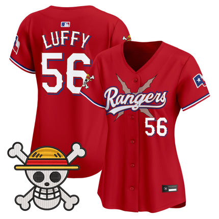 Women's Texas Rangers x One Piece Vapor Premier Limited Jersey - Stitched