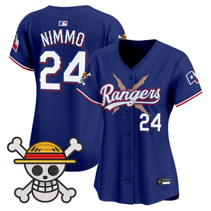 Women's Texas Rangers x One Piece Vapor Premier Limited Jersey - Stitched