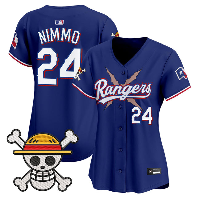 Women's Texas Rangers x One Piece Vapor Premier Limited Jersey - Stitched