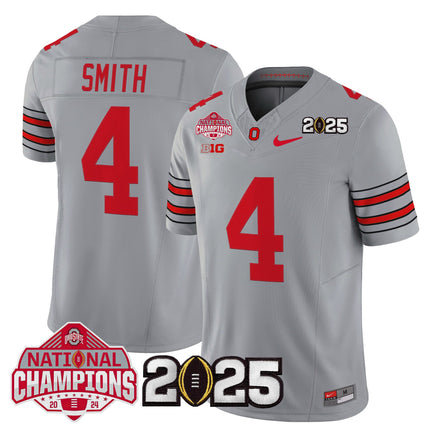 Men's Ohio State Buckeyes 2026 "Tunnel Vision" National Champions Patch Vapor Limited Jersey - All Stitched