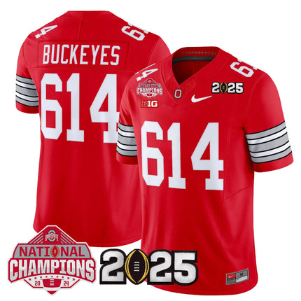 Men's Ohio State Buckeyes 2026 "Tunnel Vision" National Champions Patch Vapor Limited Jersey - All Stitched