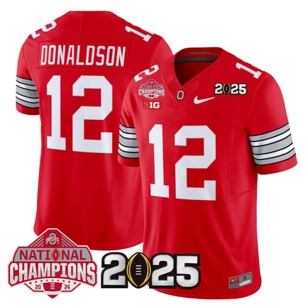 Men's Ohio State Buckeyes 2026 "Tunnel Vision" National Champions Patch Vapor Limited Jersey - All Stitched
