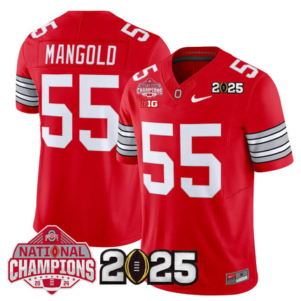 Men's Ohio State Buckeyes 2026 "Tunnel Vision" National Champions Patch Vapor Limited Jersey - All Stitched