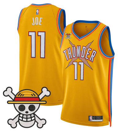 Men's Oklahoma City Thunder x One Piece Swingman Jersey- Stitched