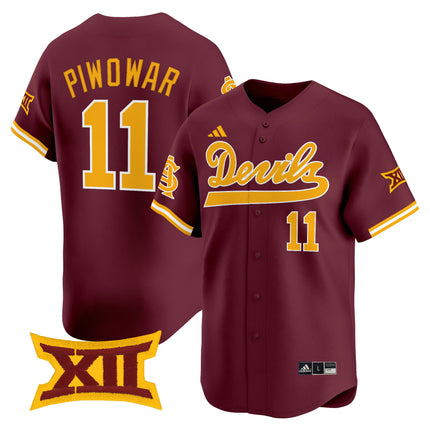 Men's size - Sun Devils Softball Vapor Premier Limited Jersey - All Stitched