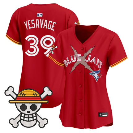 Women's Blue Jays x One Piece Vapor Premier Limited Jersey - Stitched
