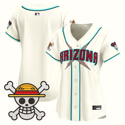 Women's Diamondbacks x One Piece Vapor Premier Limited Jersey - Stitched