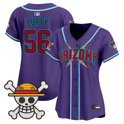 Women's Diamondbacks x One Piece Vapor Premier Limited Jersey - Stitched