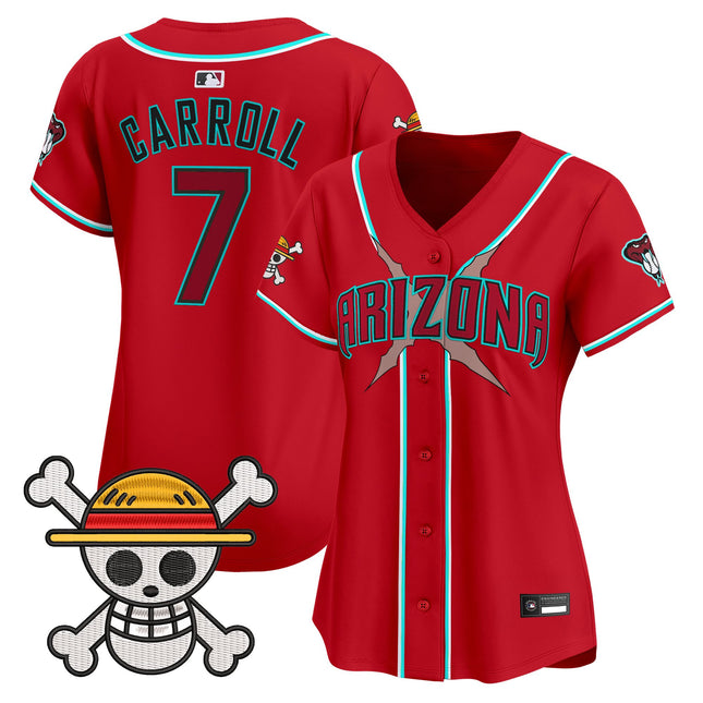 Women's Diamondbacks x One Piece Vapor Premier Limited Jersey - Stitched