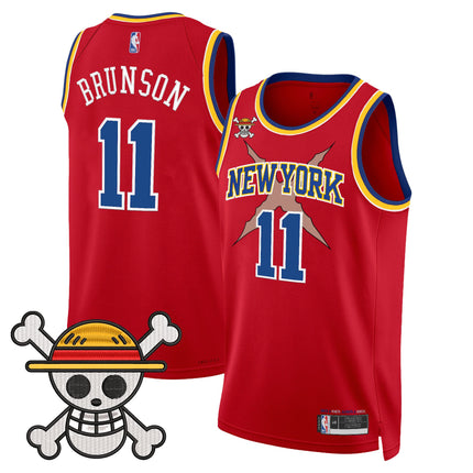 Men's New York Knicks x One Piece Swingman Jersey- Stitched