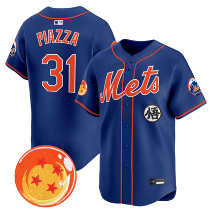 Men's New York Mets x Dragon Ball Vapor Premier Limited Jersey - All Stitched