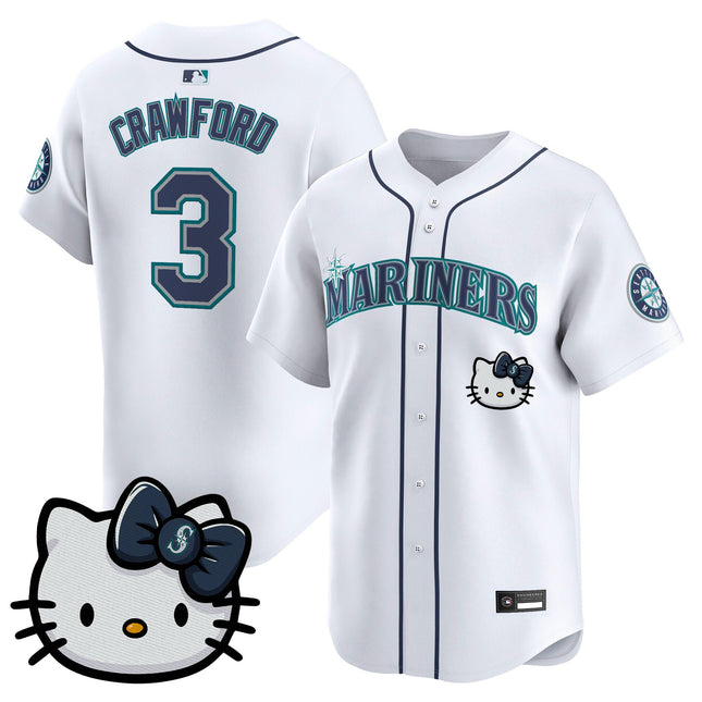 Unisex Seattle Mariners Hello Kitty Vapor Premier Limited Jersey – All Stitched
