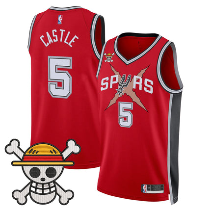 Men's San Antonio Spurs x One Piece Jersey Collection - Stitched