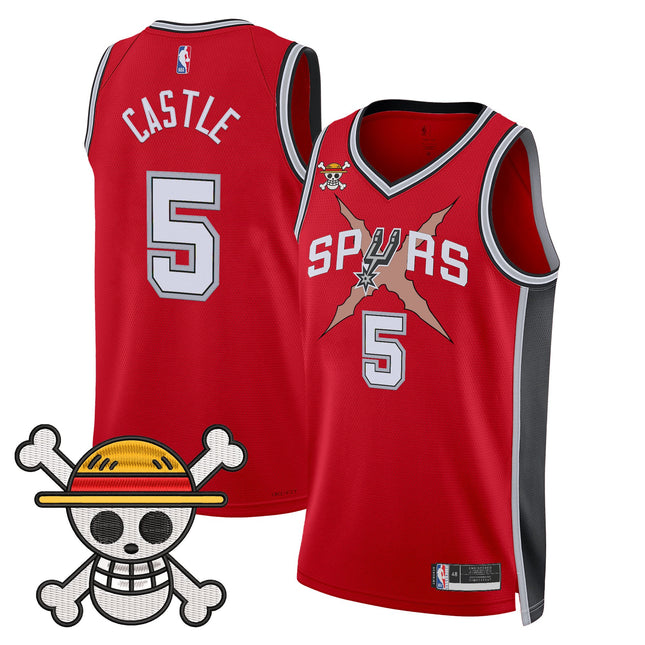Men's San Antonio Spurs x One Piece Jersey Collection - Stitched