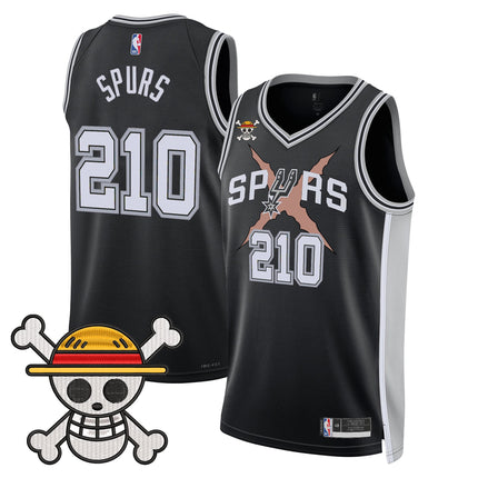 Men's San Antonio Spurs x One Piece Jersey Collection - Stitched