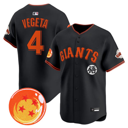 Men's San Francisco Giants x Dragon Ball Vapor Premier Limited Jersey - All Stitched