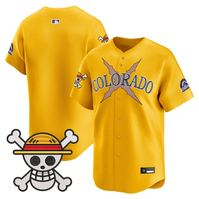 Men's Colorado Rockies x One Piece Vapor Premier Limited Jersey - Stitched