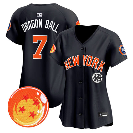 Women's New York Yankees x Dragon Ball Vapor Premier Limited Jersey - All Stitched