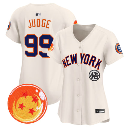 Women's New York Yankees x Dragon Ball Vapor Premier Limited Jersey - All Stitched
