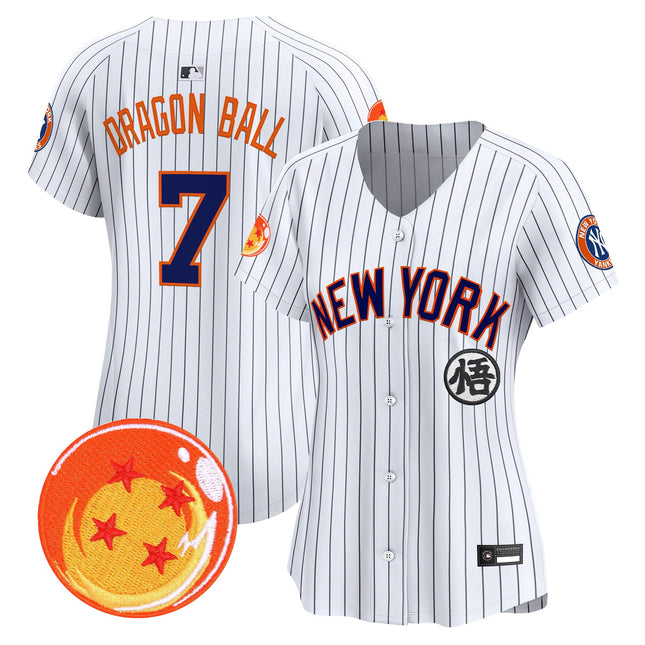 Women's New York Yankees x Dragon Ball Vapor Premier Limited Jersey - All Stitched