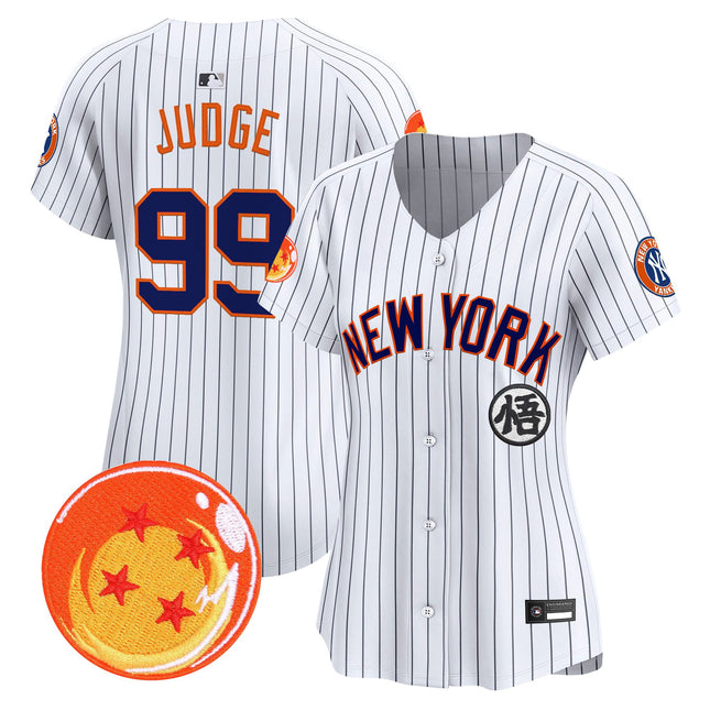 Women's New York Yankees x Dragon Ball Vapor Premier Limited Jersey - All Stitched