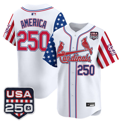 Men's St. Louis Cardinals "America 250 Edition" Vapor Premier Limited Jersey - All Stitched