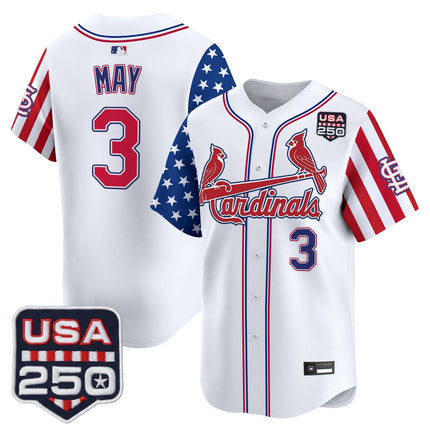 Men's St. Louis Cardinals "America 250 Edition" Vapor Premier Limited Jersey - All Stitched