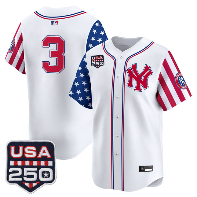Men's Yankees "America250 Edition" Vapor Premier Limited Jersey V2 - All Stitched