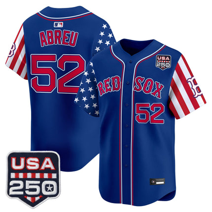 Men's Boston Red Sox "America 250 Edition" Vapor Premier Limited Jersey - All Stitched