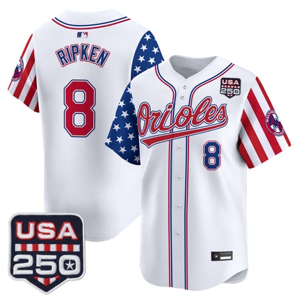 Men's Baltimore Orioles "America 250 Edition" Vapor Premier Limited Jersey - All Stitched