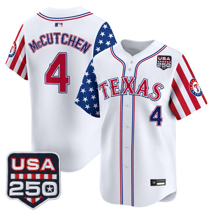 Men's Texas Rangers "America 250 Edition" Vapor Premier Limited Jersey - All Stitched