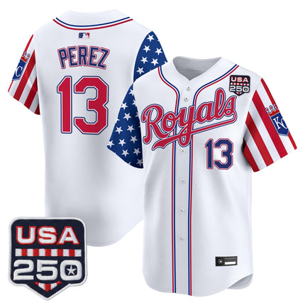 Men's Kansas City Royals "America 250 Edition" Vapor Premier Limited Jersey - All Stitched