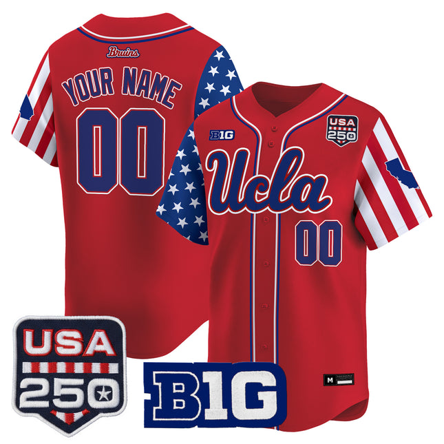 UCLA Bruins "America 250 Edition" Vapor Premier Limited Custom Jersey - All Stitched