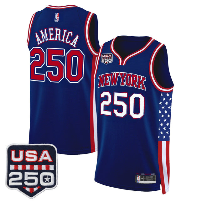 Men's New York Knicks "America 250 Edition" Swingman Jersey - All Stitched
