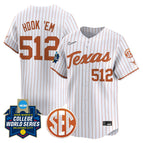 White Pinstripe / Hook 'Em 512 / S