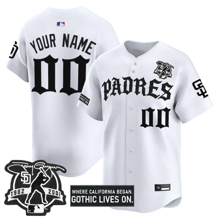 San Diego Padres 'Old English Edition' Vapor Premier Limited Custom Jersey - All Stitched