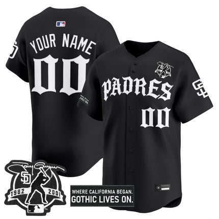 San Diego Padres 'Old English Edition' Vapor Premier Limited Custom Jersey - All Stitched