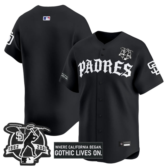 Men's San Diego Padres 'Old English Edition' Vapor Premier Limited Jersey - All Stitched
