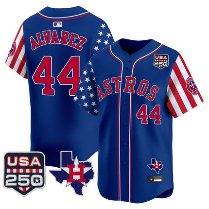 Men's Houston Astros "America 250 Edition" Vapor Premier Limited Jersey - All Stitched