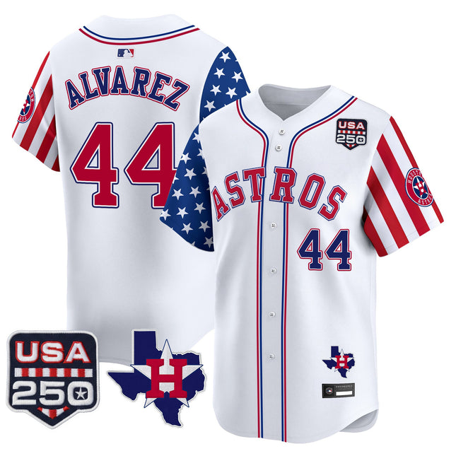 Men's Houston Astros "America 250 Edition" Vapor Premier Limited Jersey - All Stitched